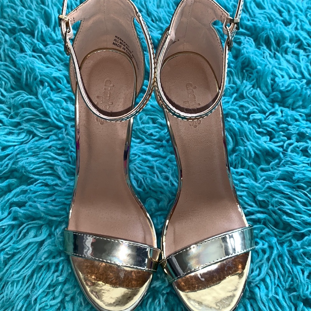 Gold heels